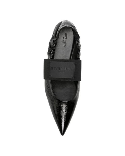 Givenchy White Ballet Shoes With Elastic