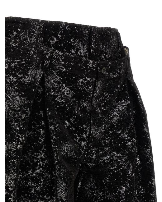 Comme des Garçons Black Double Waist Bermuda Shorts for men
