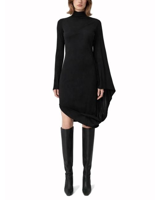 Stella McCartney Black Asymmetrical Dress