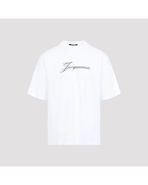 Jacquemus White T-Shirt for men
