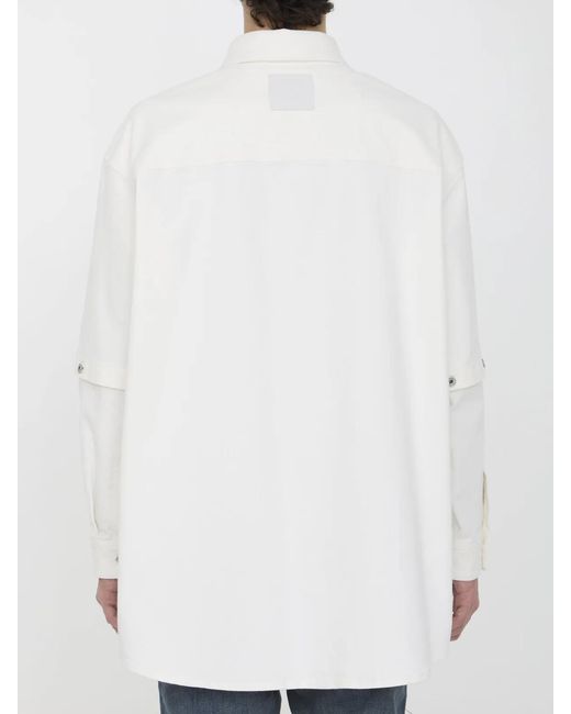 Off-White c/o Virgil Abloh White Off 90S Logo Overshirt for men