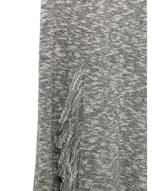 Mrz Gray Cotton Long Skirt
