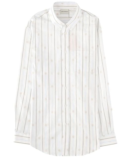 Drole de Monsieur White Cotton Shirt for men