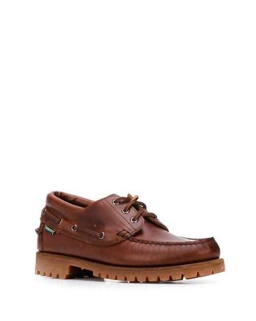 Sebago Brown Mocassini Acadia for men