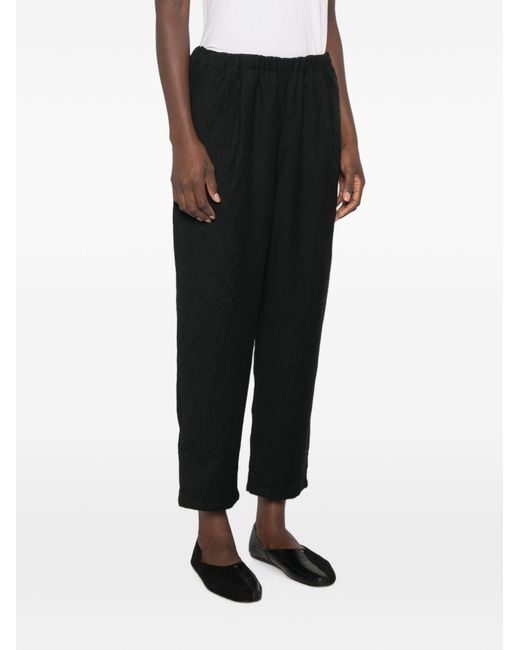 Apuntob Black Wool Trousers
