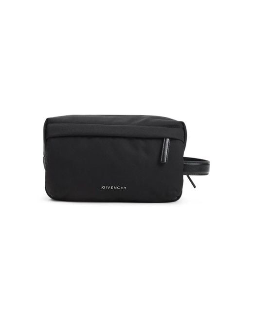 Givenchy Black Essential Toilet Pouch for men