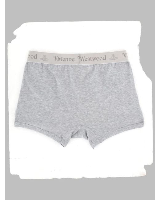 Vivienne Westwood White Set Da Due Boxer for men