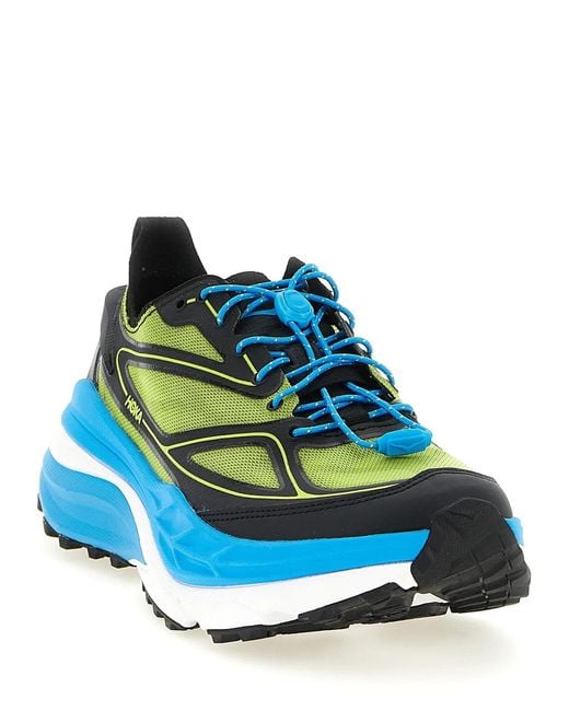 Hoka One One Blue 'Stinson One7' Sneakers
