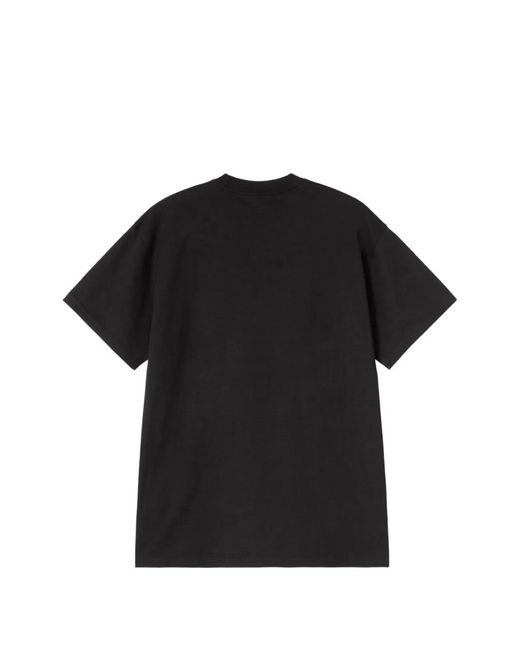 Carhartt Black Printed Cotton T-Shirt for men