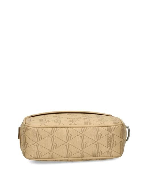 Lacoste Natural Mini Logo-Print Crossbody Bag for men