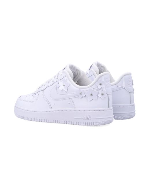 Nike White Air Force 1 '07 Florette Sneakers