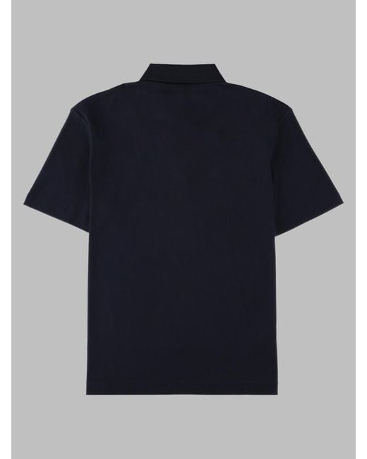 Boss Blue Polo Con Logo for men
