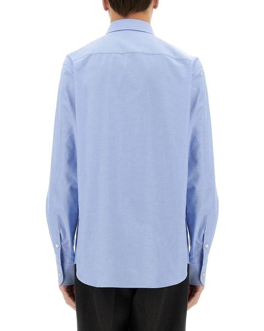 Valentino Blue Vlogo Signature Shirt for men