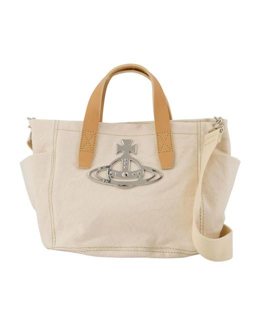 Vivienne Westwood Metallic Henry Small Shopper Bag