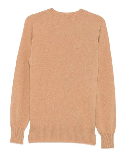 Alberta Ferretti Natural Cashmere Sweater