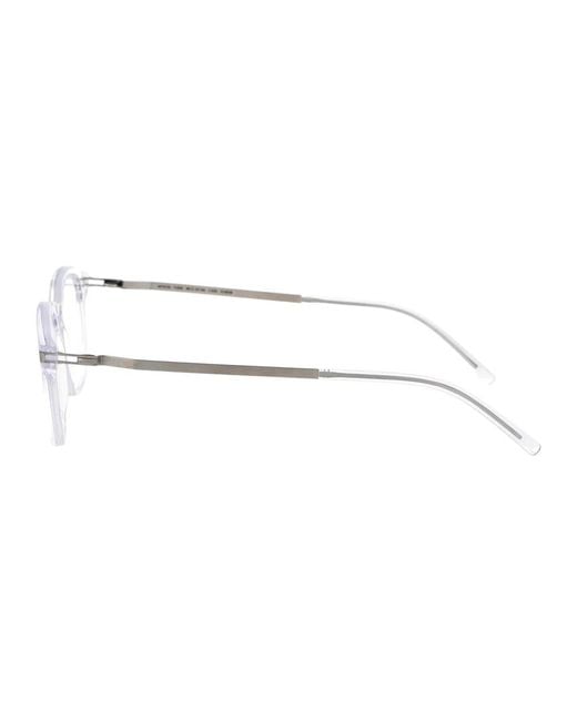 Mykita Metallic C72 Limpid/Shiny Clear Steel Glasses