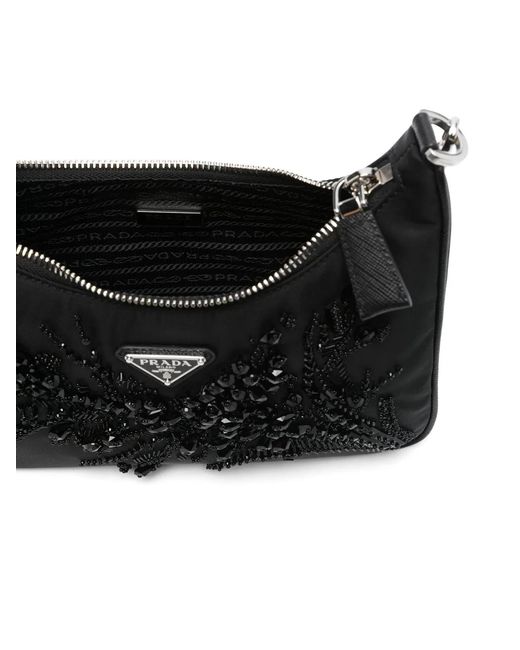 Prada Black Econyl Detachable Straps