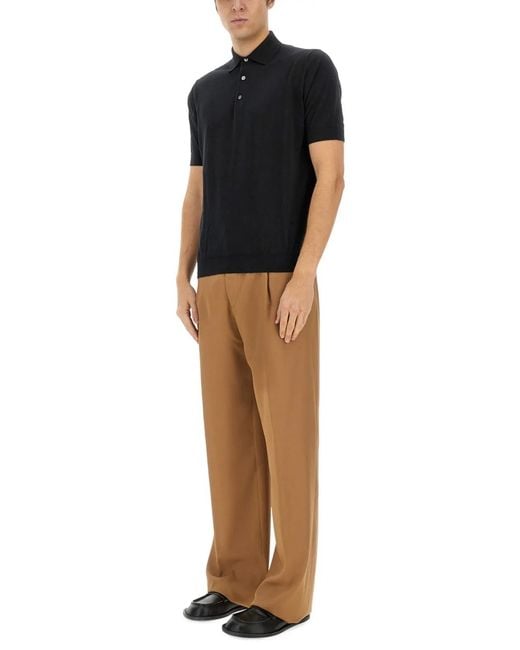 Lardini Natural Wool Pants for men