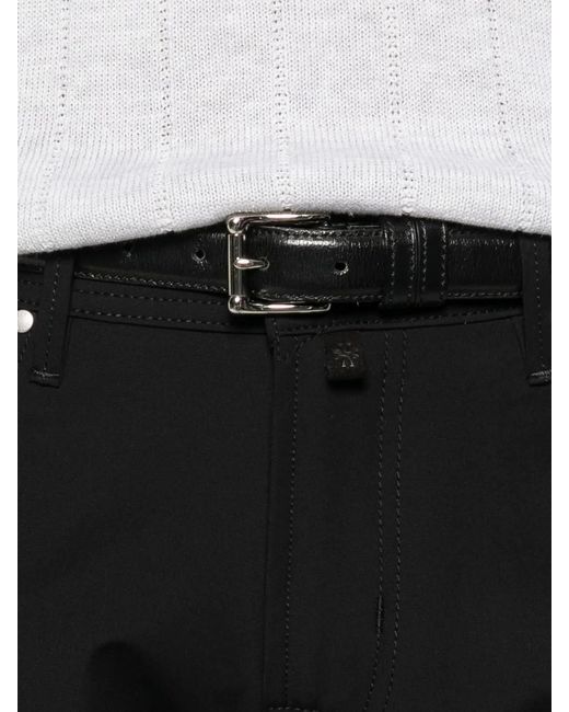 Jacob Cohen Black Pant 5 Pkt Slim Fit With Zipper Ba for men
