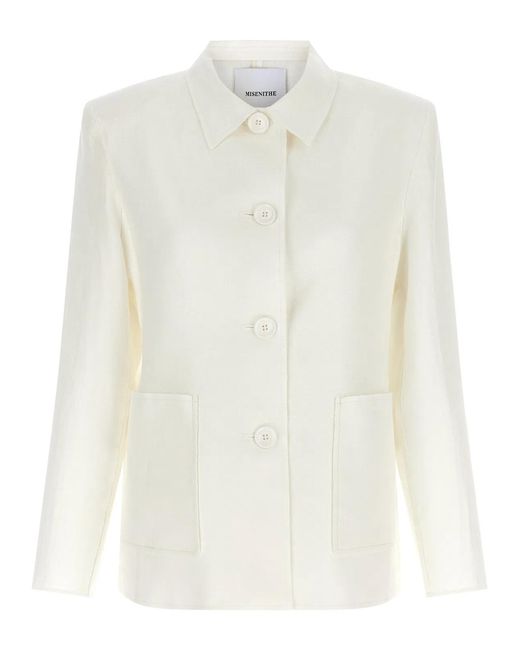 MISENITHE White 'Scarlett' Blazer