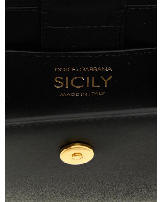 Dolce & Gabbana Black Dolce & Gabbana 'My Sicily' Smartphone Holder