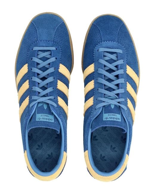 Adidas Originals Blue Tobacco Suede Sneakers