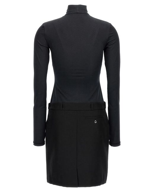 Coperni Black 'Hybrid' Dress