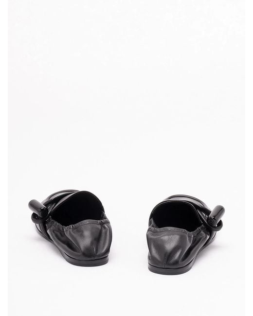 Loewe Gray 'Toggle' Loafers