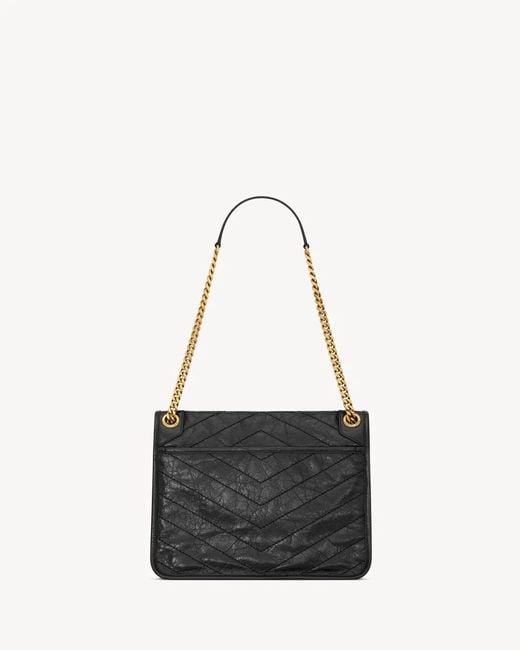 Saint Laurent White Niki Medium Soft Bag