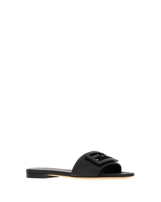 Fendi Black Slide