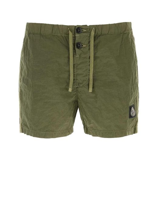 Stone Island Green Shorts for men