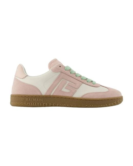 Balmain Gray Swan Sneakers