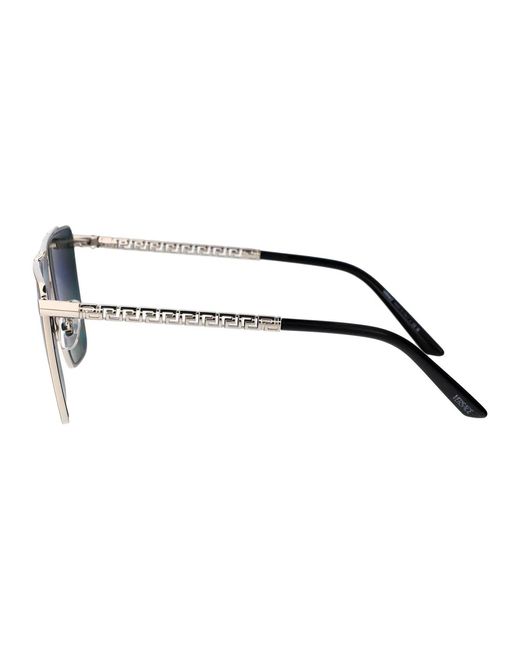Versace Gray Sunglasses for men