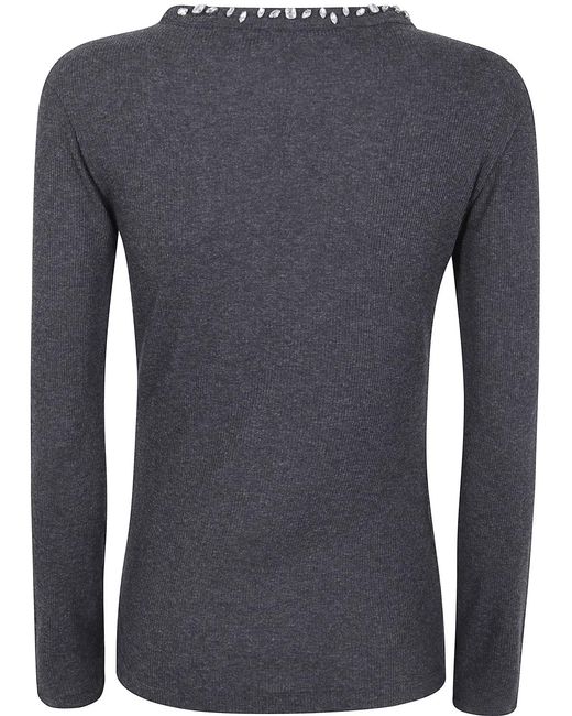 Liviana Conti Blue "Swami" T-Shirt