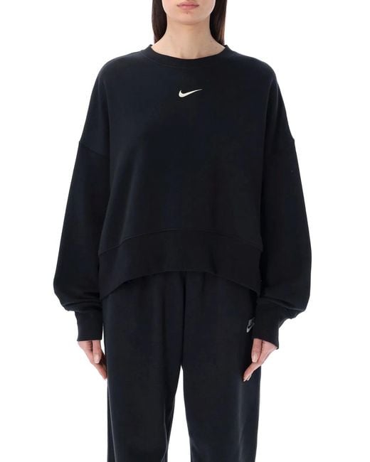 Nike Blue Phoenix Fleece Oversized Sweatshirt