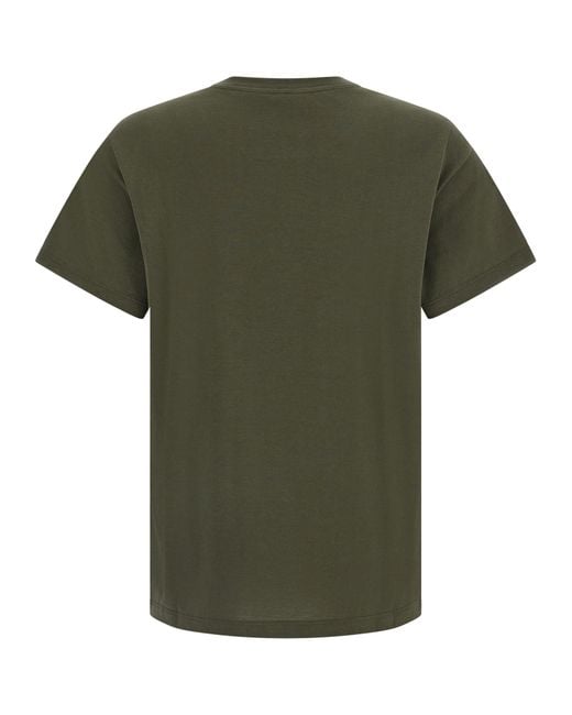 Fendi Green T-Shirt With 'Stencil' Print
