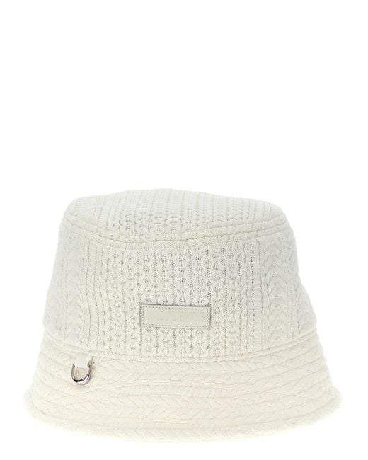 Jacquemus Natural 'Le Bob Belo' Bucket Hat for men