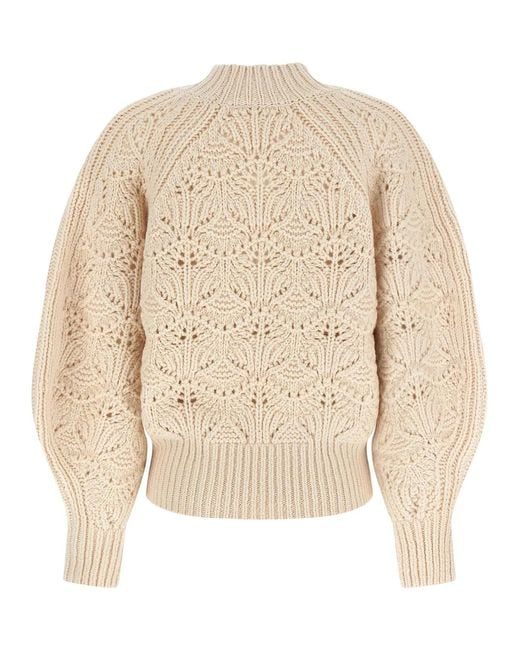 Zimmermann Natural 'Hypnotic Cable Knit' Sweater