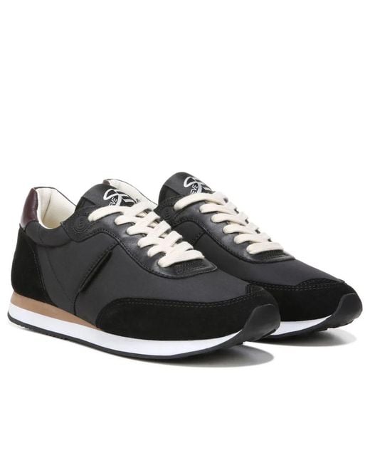 Sam Edelman Black Tori Lace-Up Sneakers