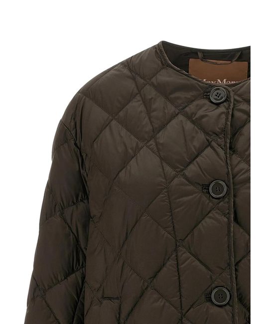 Max Mara Black 'Mtcsoftd' Down Jacket