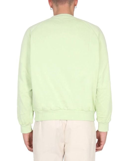 Sunnei Green Crewneck Sweatshirt for men