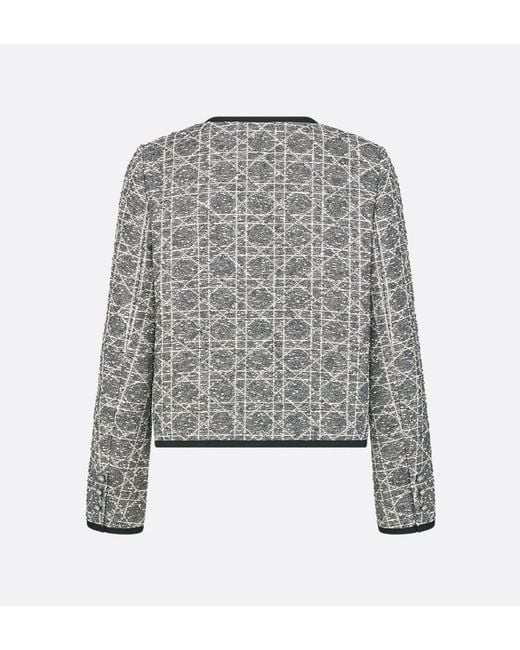 Dior Gray Macrocannage Jacket
