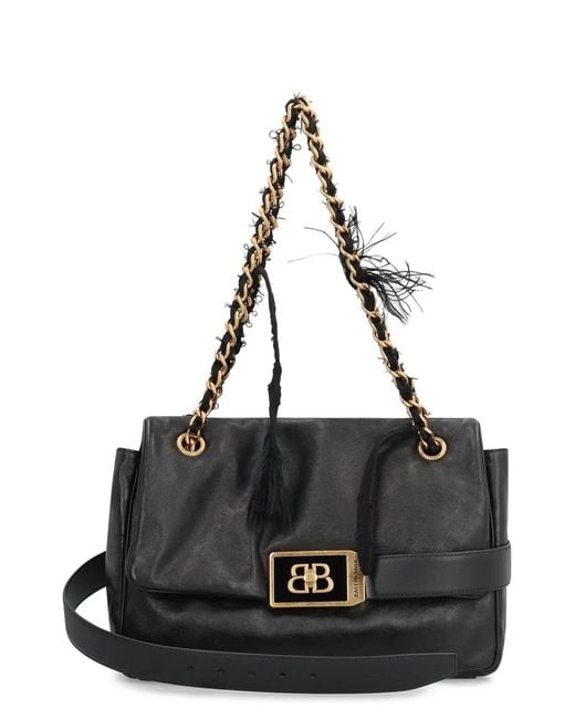 Balenciaga Black Modu Leather Crossbody Bag