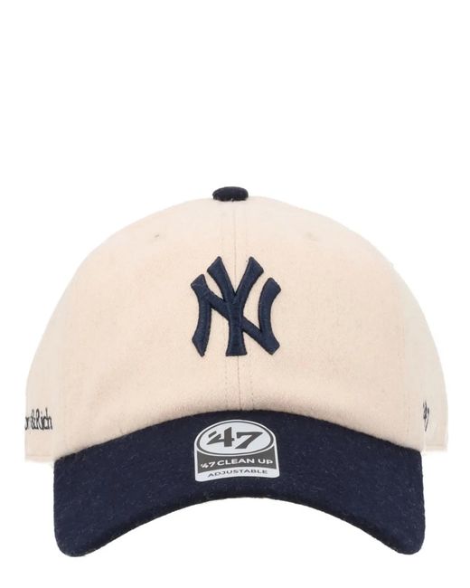 Sporty & Rich White Sporty & Rich Baseball Hat With Logo
