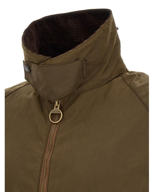 Barbour Green 'Short Bedale' Jacket for men