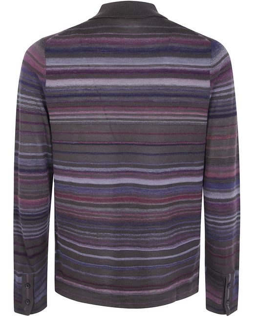 Paul Smith Blue Cardigan Button Thru for men