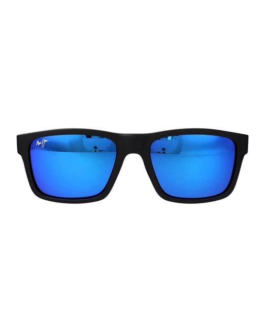 Maui Jim Blue Matte Hawaai Acetate Sunglasses