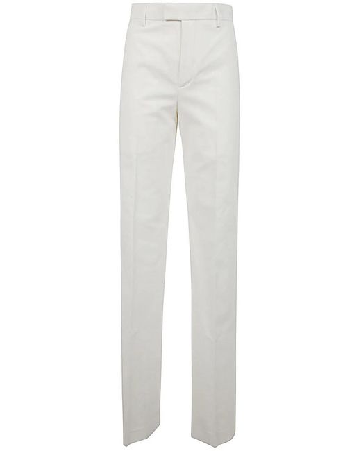 Ann Demeulemeester White Maaike Flared Leg Comfort Trousers
