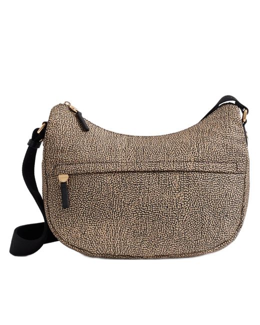 Borbonese Gray Luna Middle