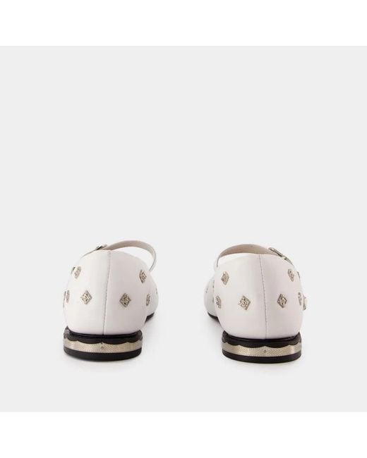 Toga White Aj1342 Ballerinas